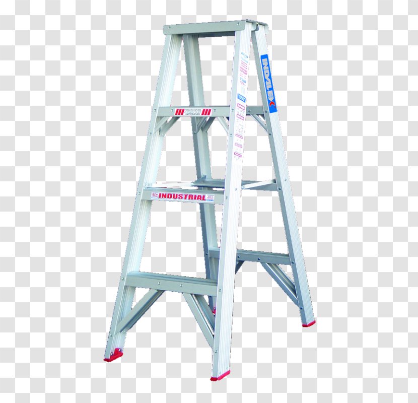 Ladder Aluminium Stool Keukentrap Metal Transparent PNG