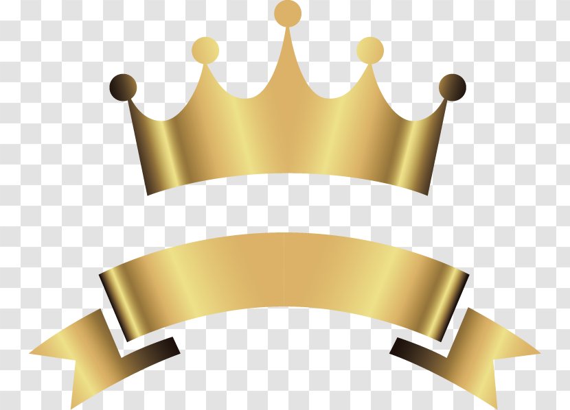 Crown Icon - Golden Transparent PNG