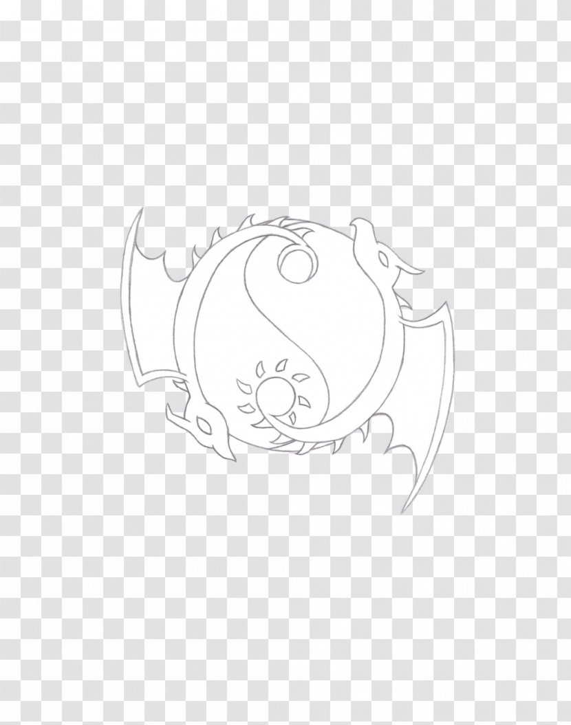 Drawing Pencil Art Sketch - Symbol - Yin Yang Transparent PNG