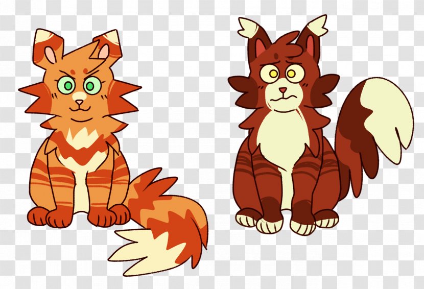 Whiskers Red Fox Cat Clip Art Illustration - Tail Transparent PNG