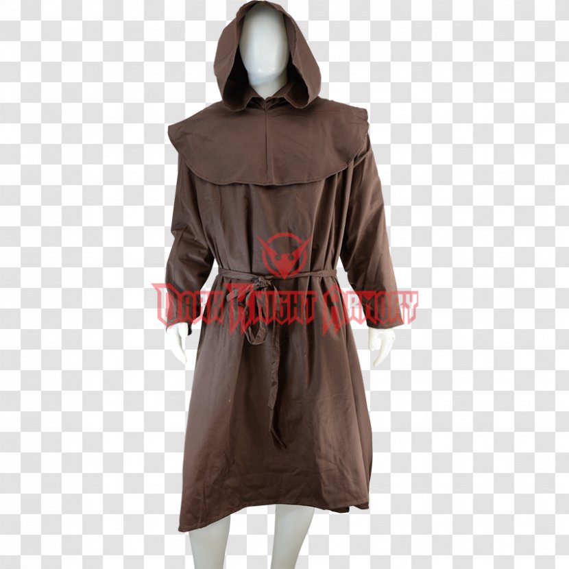 Robe Monk Hood Cape Cloak - Sleeve - Buddhist Transparent PNG