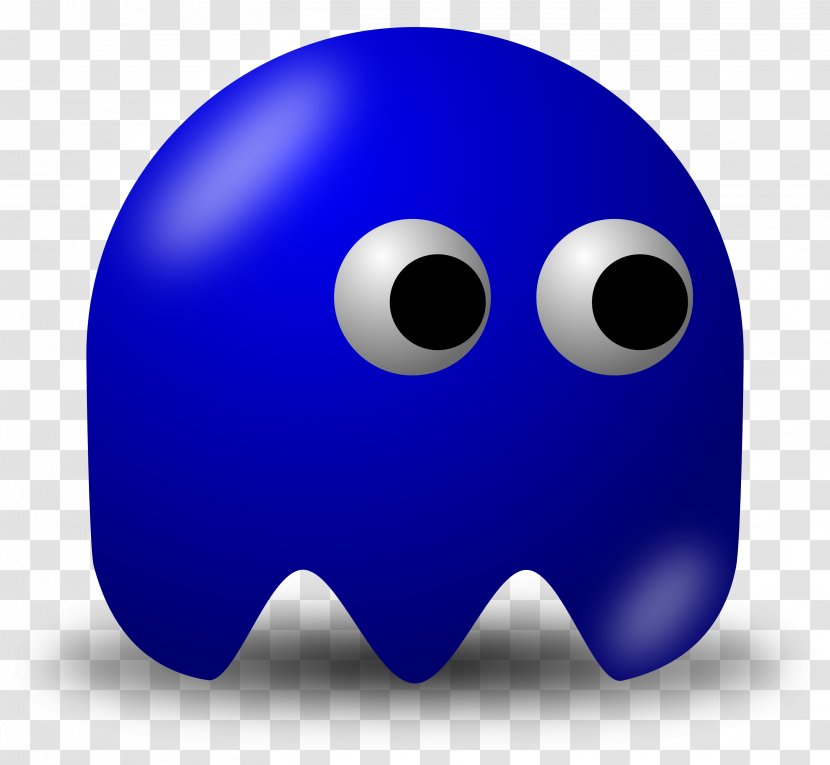 Pac-Man Games Video Game Ghosts Clip Art - Arcade - Blue Alien Cliparts Transparent PNG