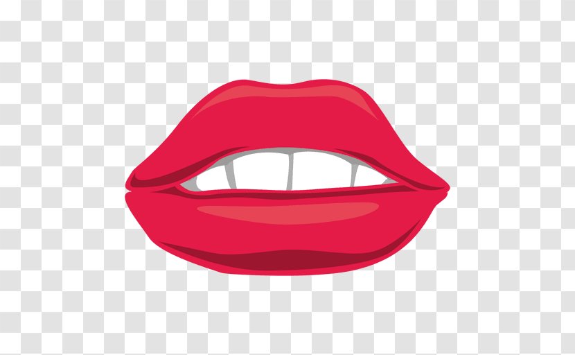 Mouth Smile Lip Red - POP ART Transparent PNG