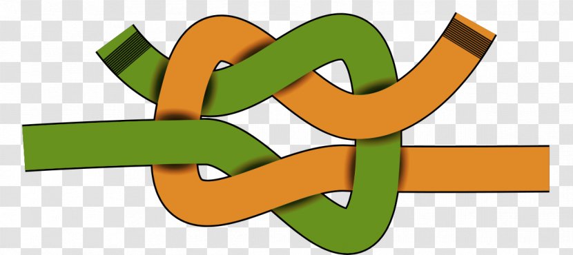 Granny Knot Reef Bowline Figure-eight - Logo - Rope Transparent PNG