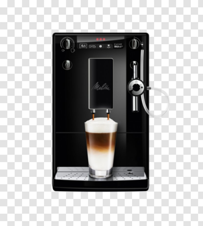 Espresso Coffee Melitta CAFFEO SOLO & Perfect Milk E957 Cappuccino Transparent PNG