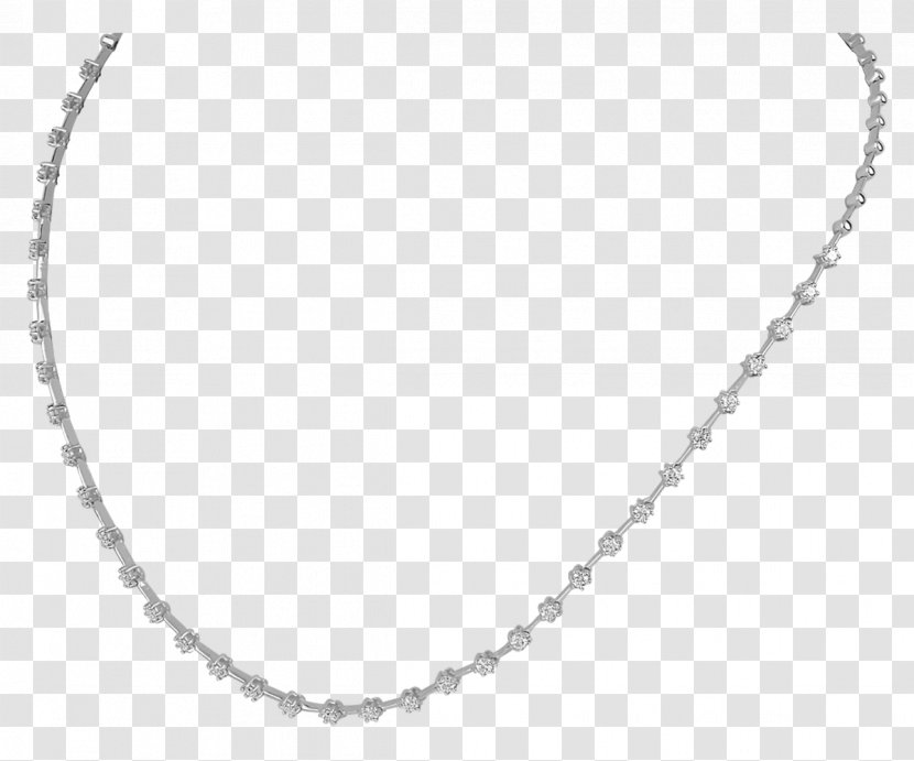 Necklace Chain Colored Gold Sterling Silver - Jewelry Store Transparent PNG