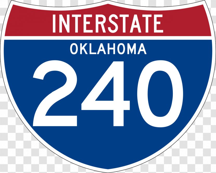Interstate 235 244 240 US Highway System Logo - Brand Transparent PNG