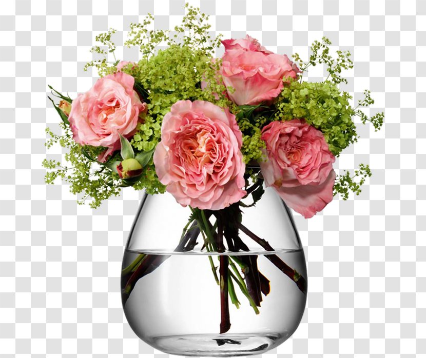 Vase Flower Bouquet Cut Flowers Gift - Rose Order Transparent PNG