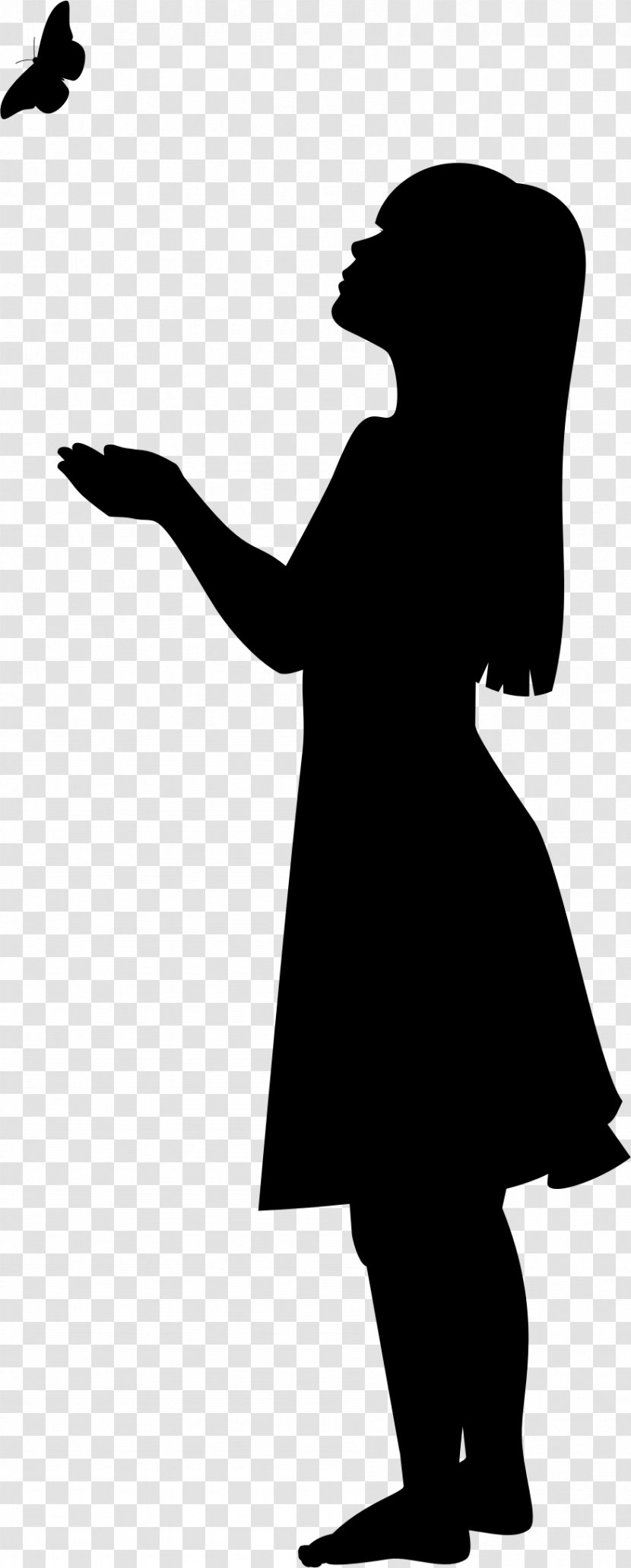 Drawing Child Silhouette Woman - Tree - Break Up Transparent PNG