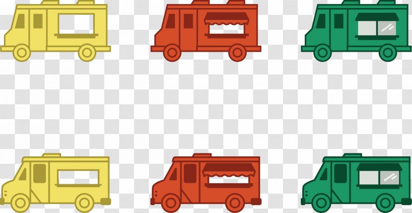 Truck Car Euclidean Vector - Semitrailer - Food Trucks Transparent PNG