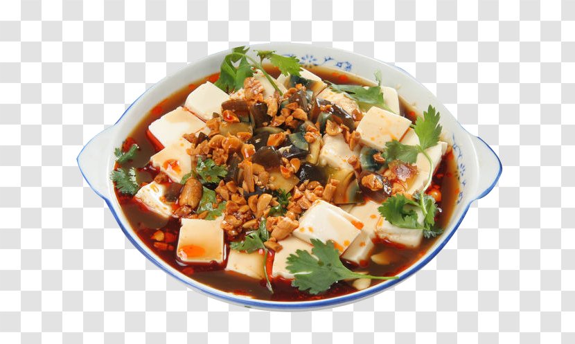 Thai Cuisine Chinese Mapo Doufu Cap Cai Tofu - Food - Egg Transparent PNG