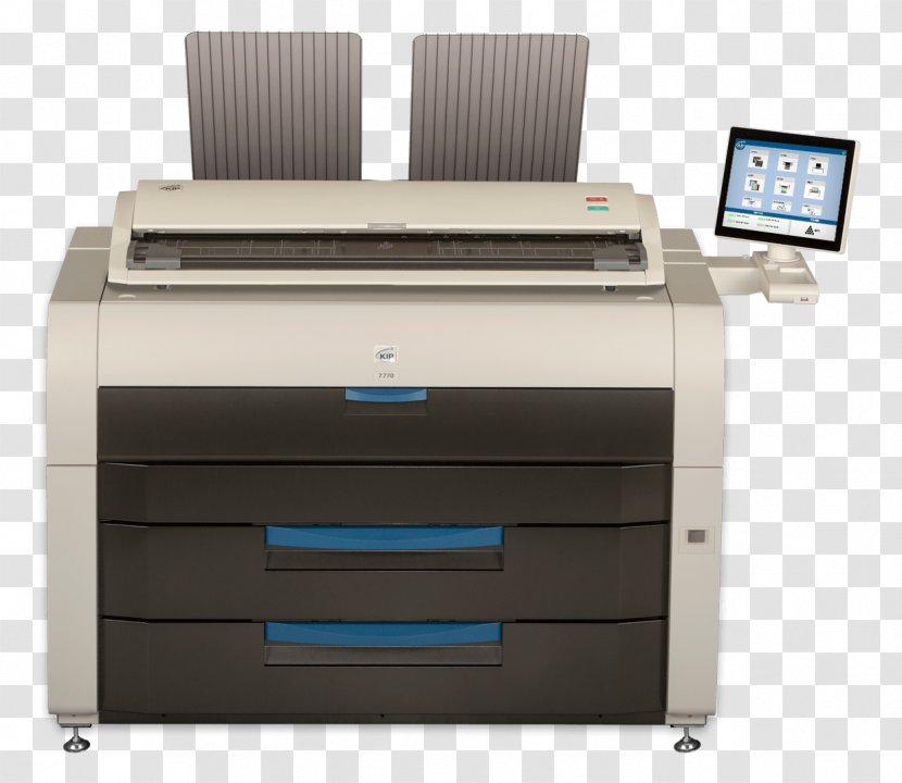 Wide-format Printer Printing Multi-function Photocopier - System Transparent PNG