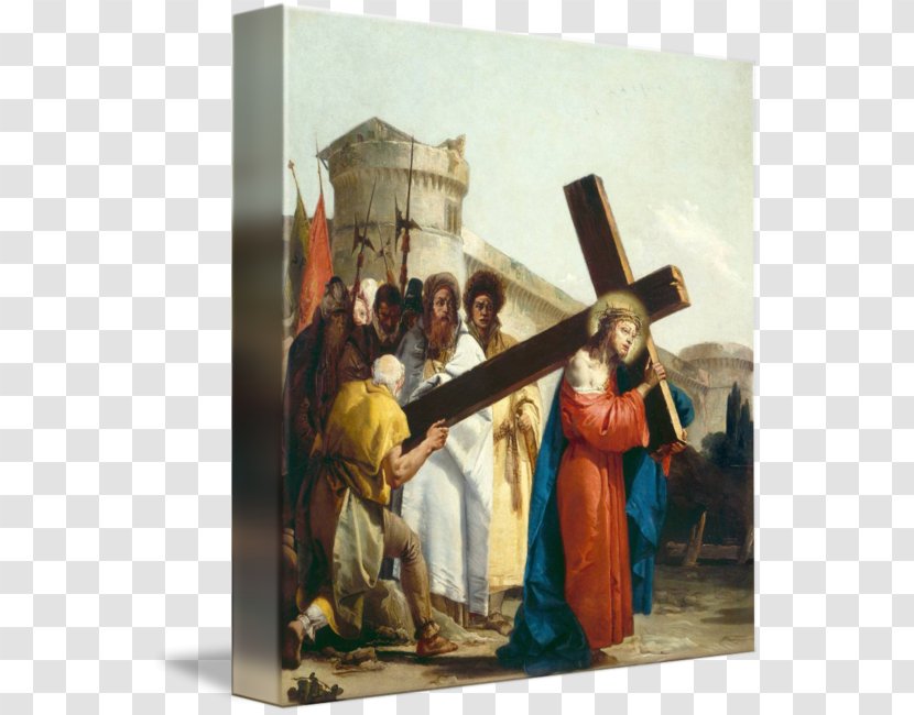 Painting Stations Of The Cross Work Art Christian - Passion Christ Transparent PNG