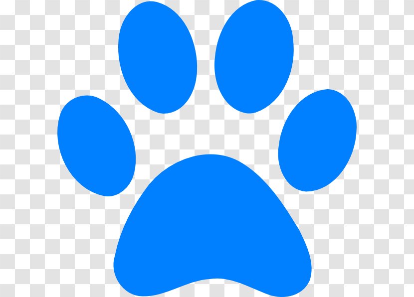 Dog Paw Cat Bear Clip Art - Azure - Blues Clues Transparent PNG