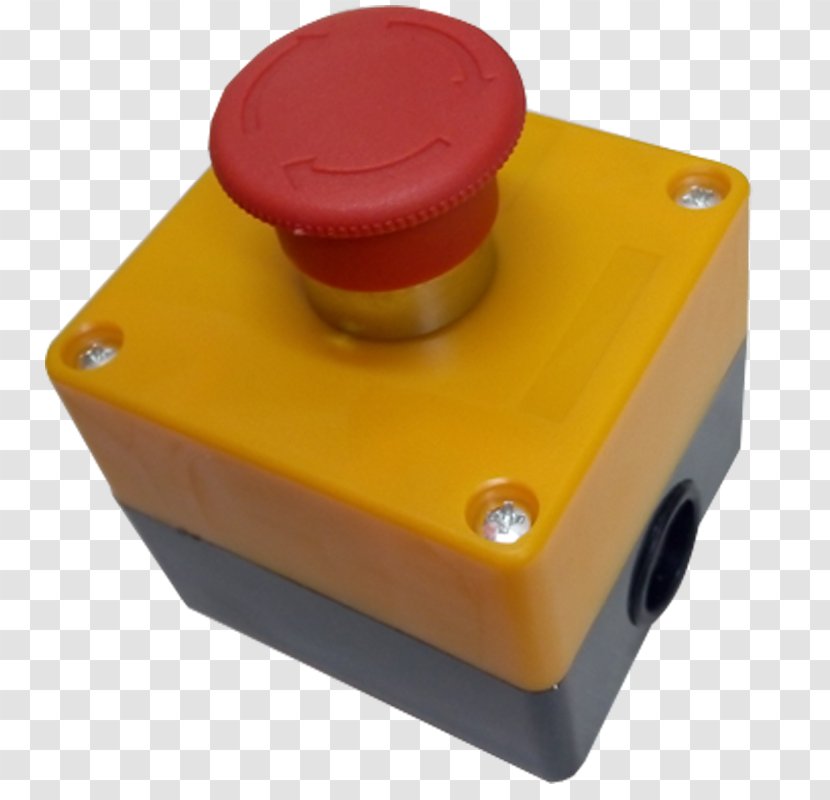 Push-button Yellow Fungus Box Color - Nintendo Switch - Caja Transparent PNG