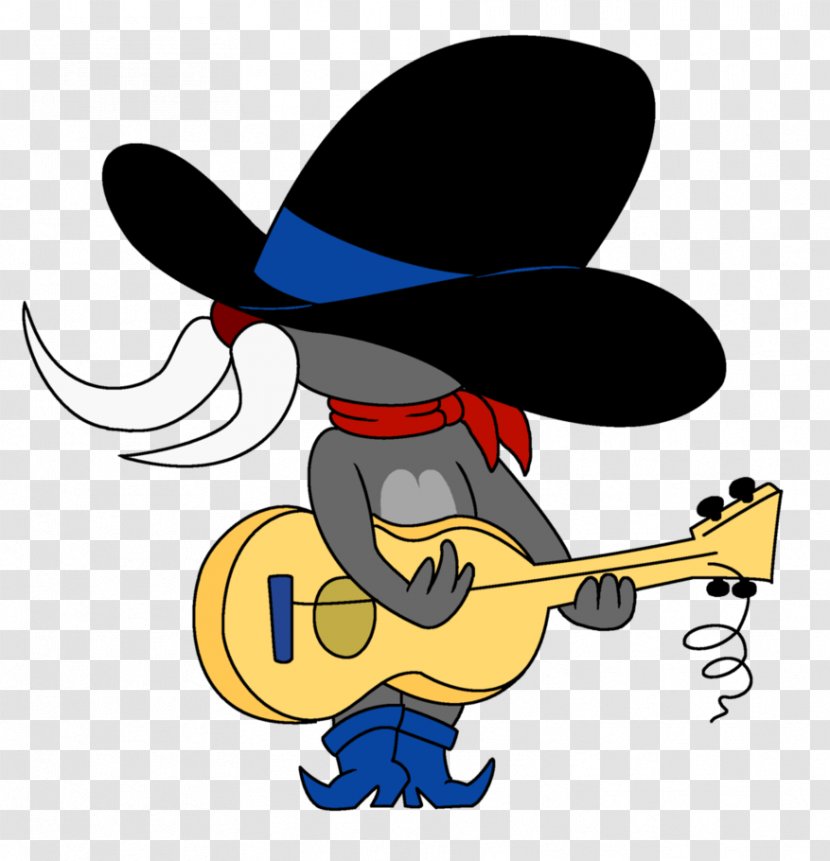 Tom And Jerry Uncle Pecos Drawing Cat Art - Guitarist Transparent PNG
