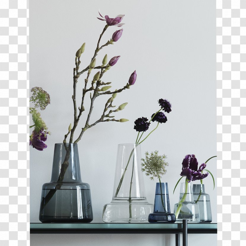 Aalto Vase Holmegaard Floral Design - Plant Transparent PNG