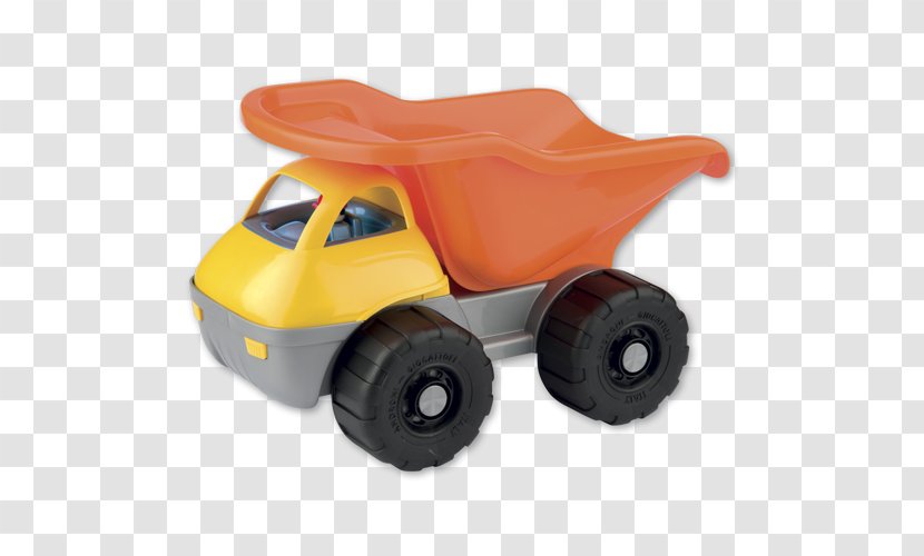 Model Car Truck Motor Vehicle Toy - Orange Transparent PNG
