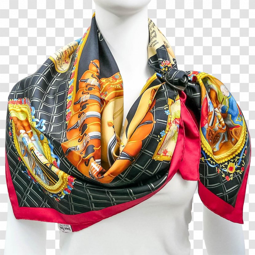 Scarf Silk Hermès Wolfgang Amadeus Mozart - Stole Transparent PNG