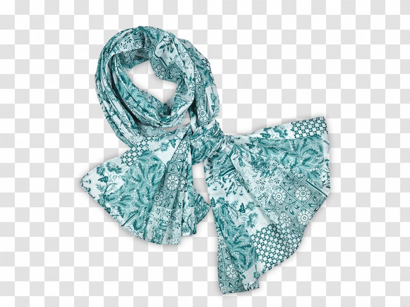 Scarf Stole Turquoise - Bin Ornament Transparent PNG