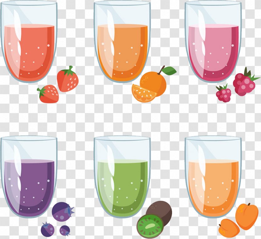 Orange Juice Drink Health Shake Non-alcoholic - Hand-painted Transparent PNG
