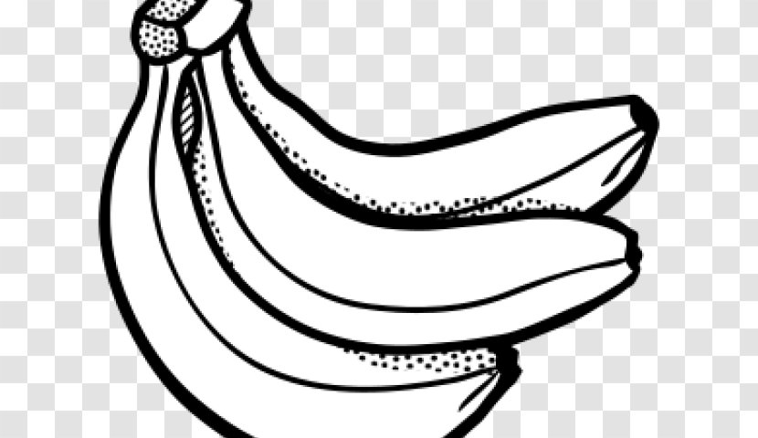 Clip Art Banana Bread Vector Graphics - Offend Outline Transparent PNG