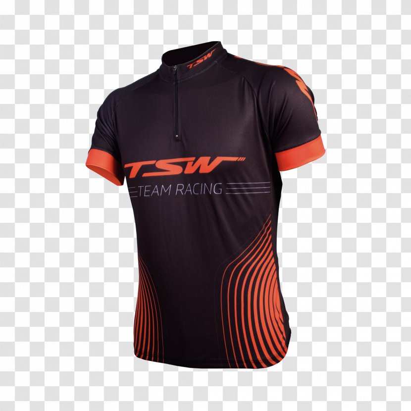 T-shirt Bicycle Cycling Team - Sleeve Transparent PNG