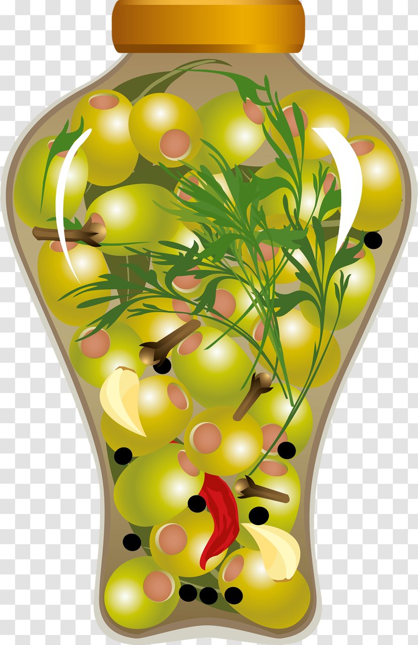 Clip Art Vegetarian Cuisine Food Plant-based Diet - Marination - Olive Oil Transparent PNG