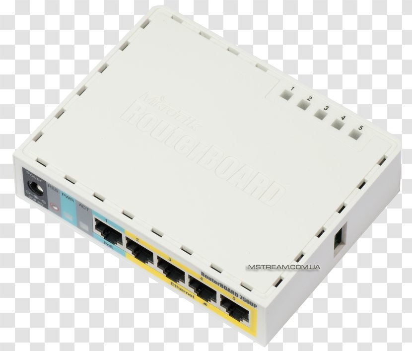 MikroTik RouterBOARD Power Over Ethernet - Network Switch - Microtik Transparent PNG