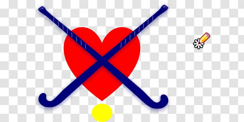 I Love Hockey Field Sticks Clip Art - Puck - Stick Transparent PNG