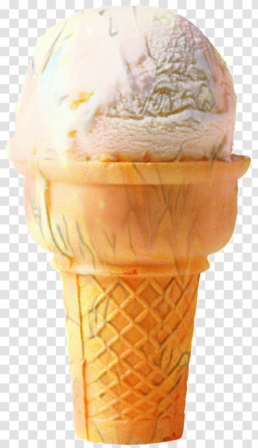 Ice Cream Cone Background - Gelato - Pistachio Chocolate Transparent PNG