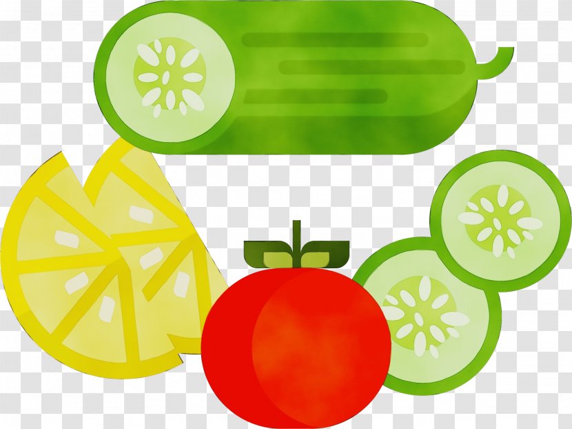 Watercolor Natural - Apple - Vegan Nutrition Sticker Transparent PNG
