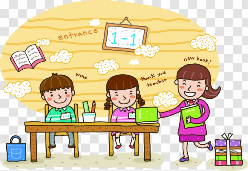 Student School Teacher Illustration - Area - Learning Students Transparent PNG