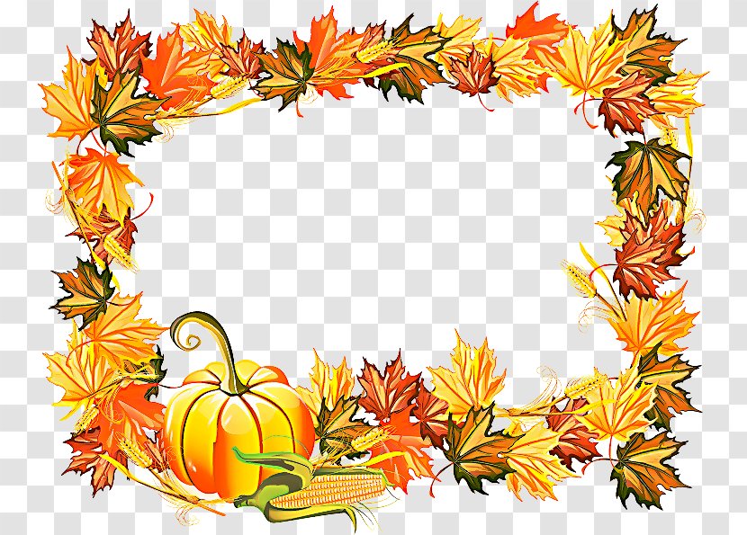 Thanksgiving Day Background Design - Picture Frames - Interior Plant Transparent PNG