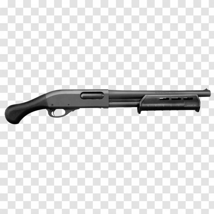 Remington Model 870 Pump Action 20-gauge Shotgun Firearm - Cartoon - Frame Transparent PNG