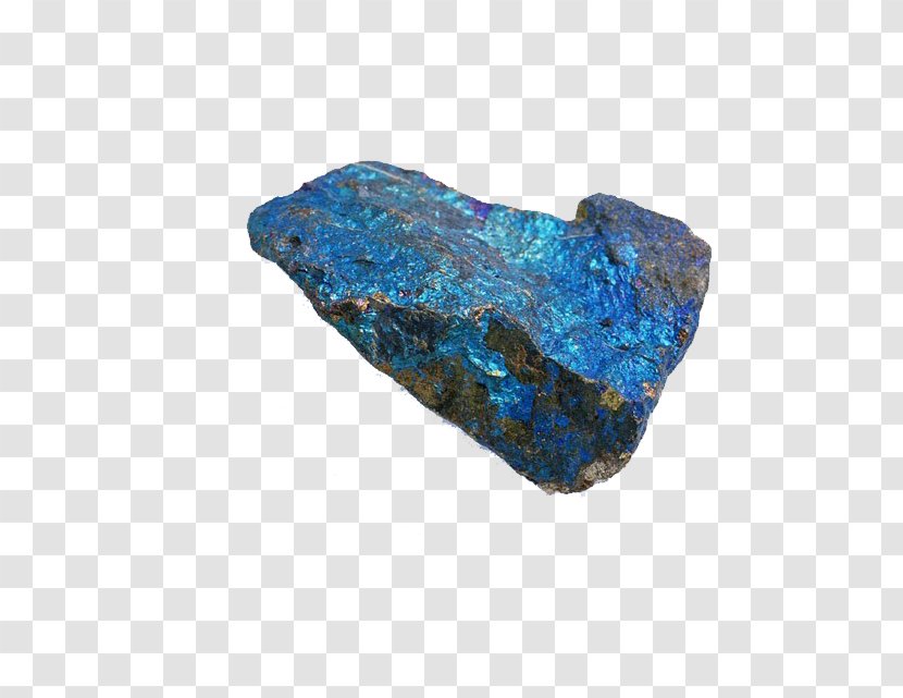Blue Ore Mineral Rock Lazurite - White - Stone Transparent PNG