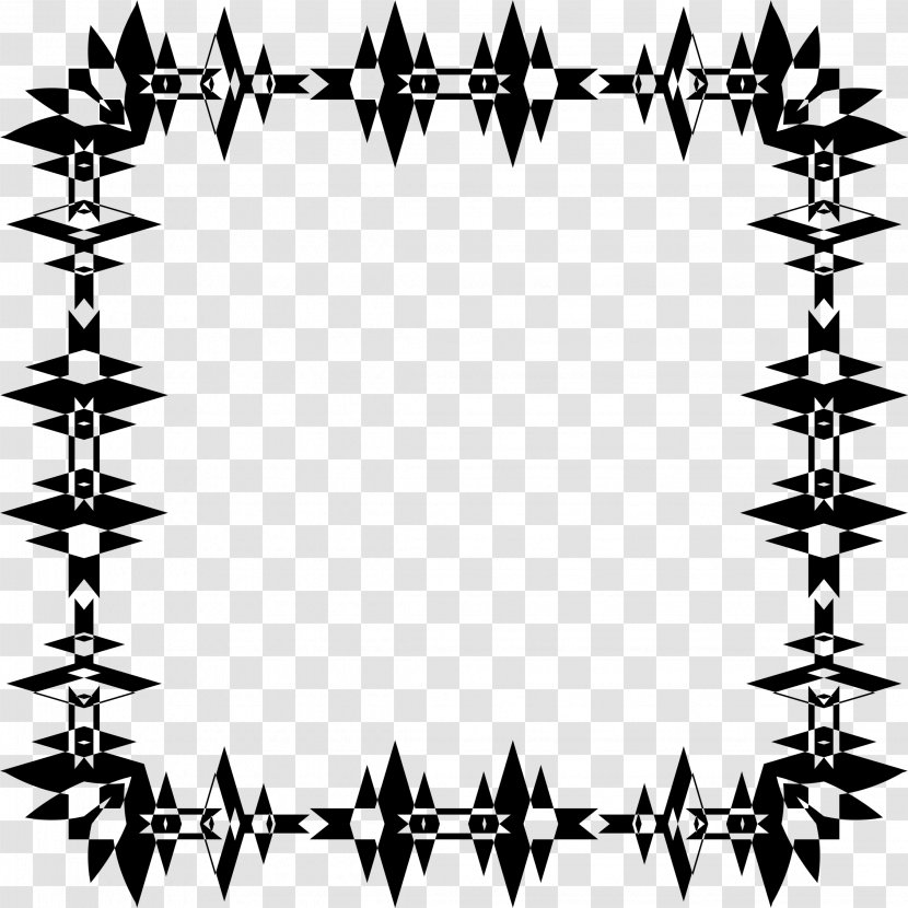 Monochrome Photography Pattern - Tree - Abstract Border Transparent PNG