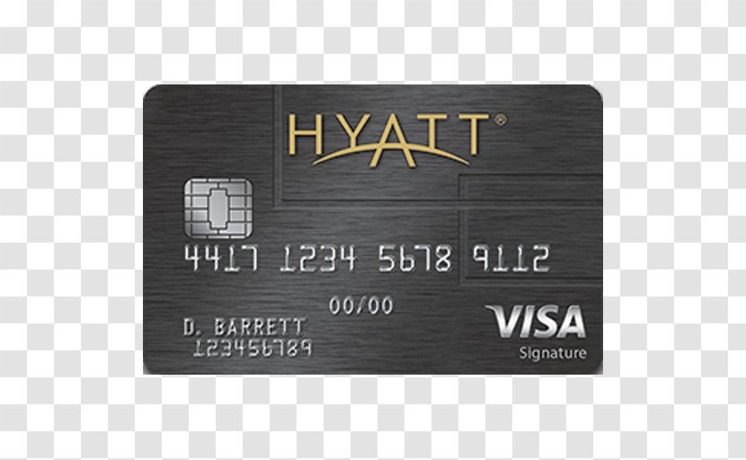 Hyatt Brand Credit Card Font Transparent PNG