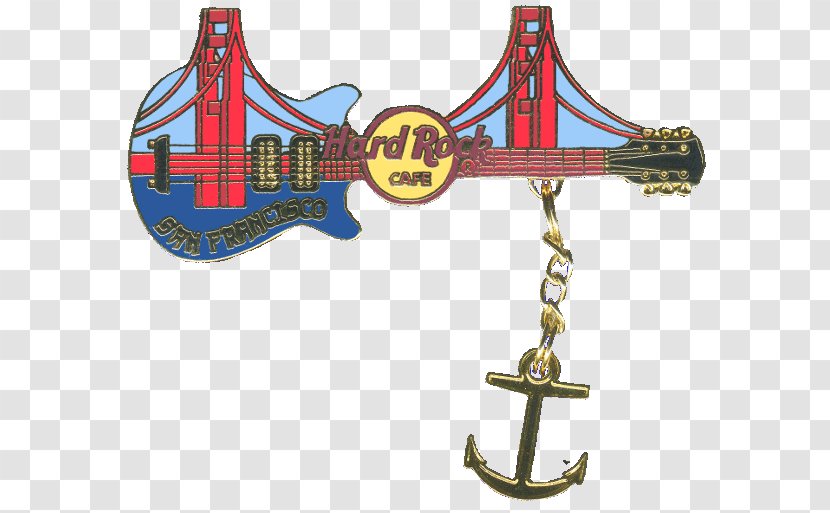 Golden Gate Bridge Hard Rock Cafe Guitar Cherry Blossom Transparent PNG