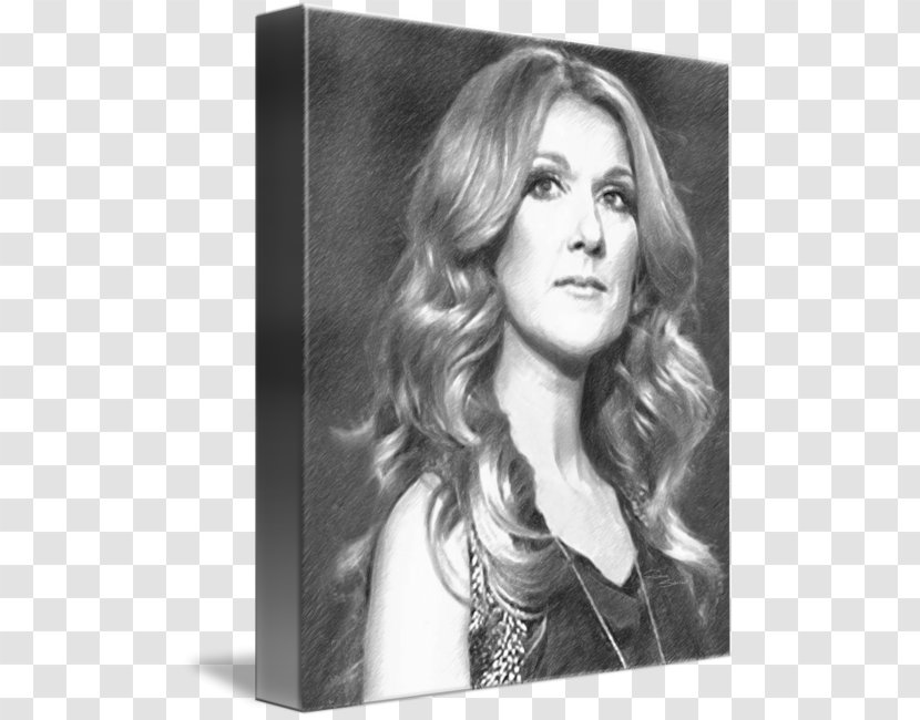 Celine Dion Picture Frames Imagekind Shellac Blond - Monochrome Photography Transparent PNG