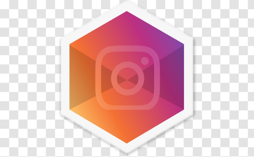 Social Media Instagram - Orange Transparent PNG