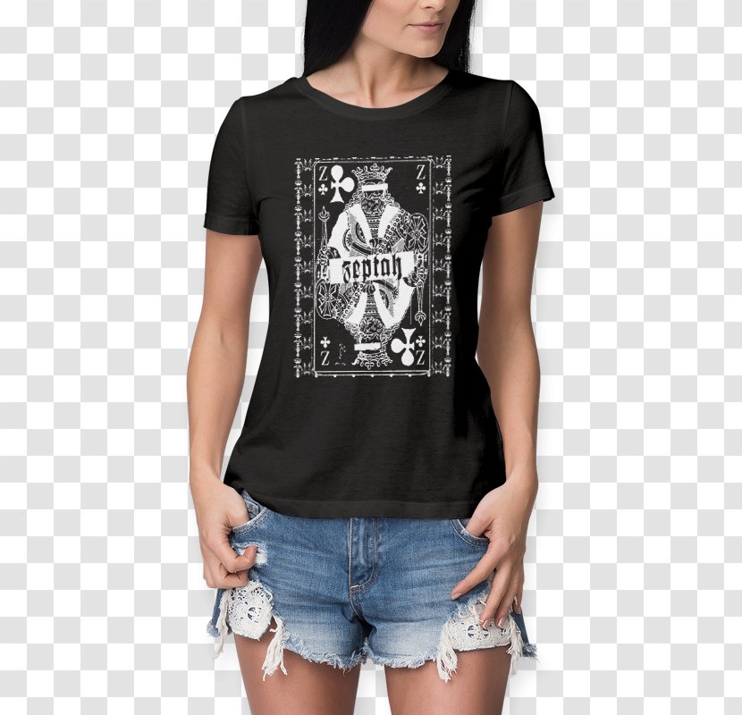 Printed T-shirt Hoodie Online Shopping - Woman Transparent PNG