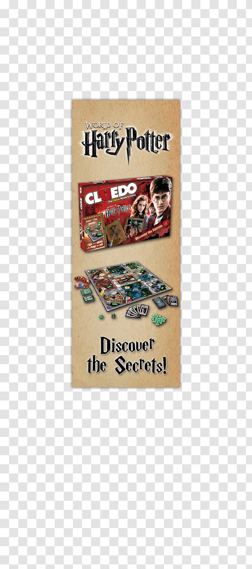 Harry Potter And The Deathly Hallows Cluedo Board Game (Literary Series) - Hasbro - Moves Transparent PNG