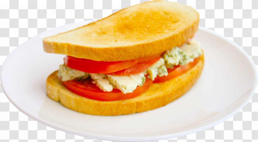 Breakfast Sandwich Vegetarian Cuisine Fast Food Salmon Burger Hamburger - Cheese Toast Transparent PNG