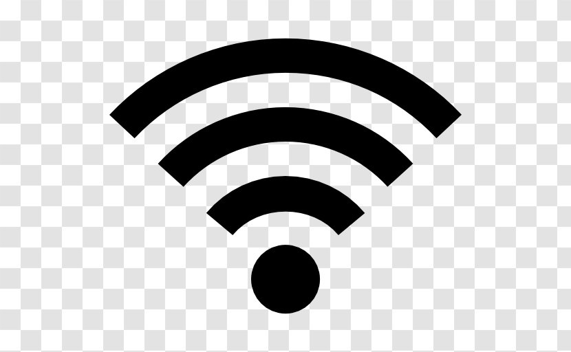 Wi-Fi Hotspot Logo Clip Art - Wireless - Black And White Transparent PNG