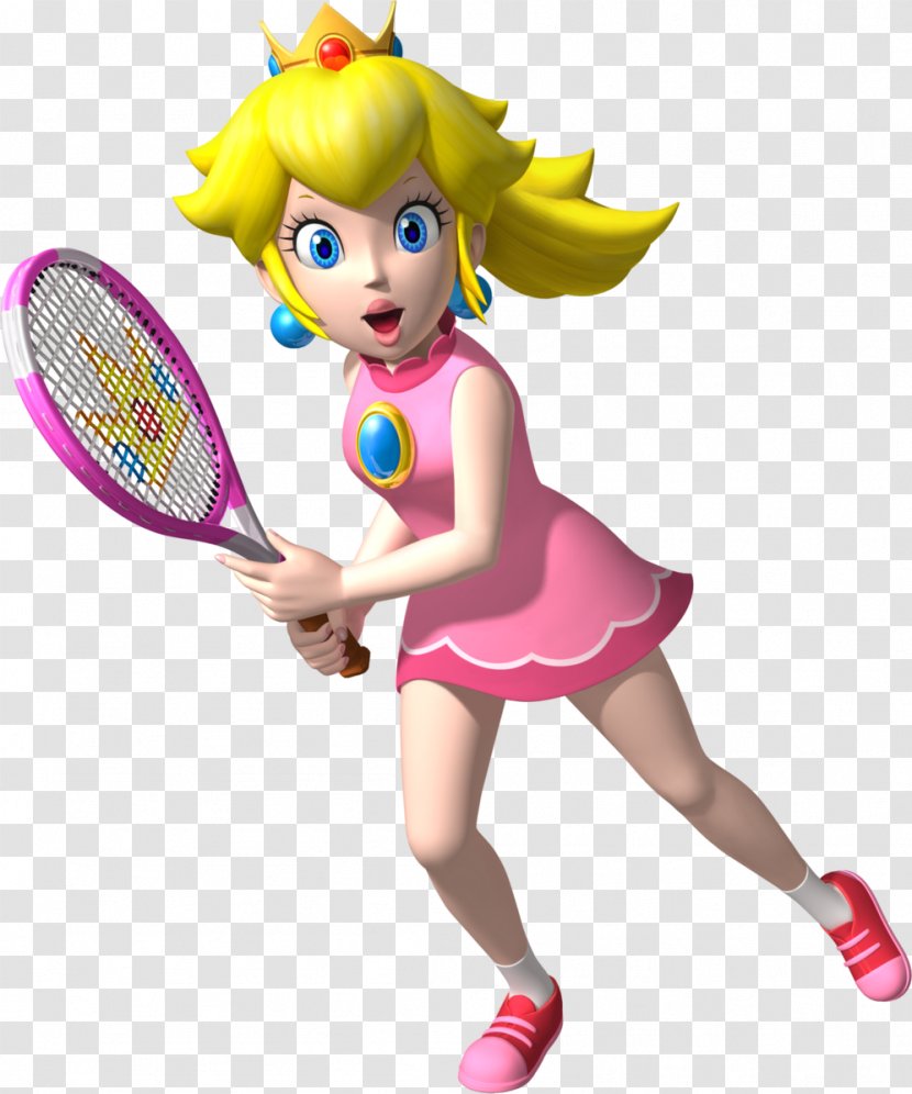 Mario Tennis Open Power Princess Peach Daisy - Shoe Transparent PNG