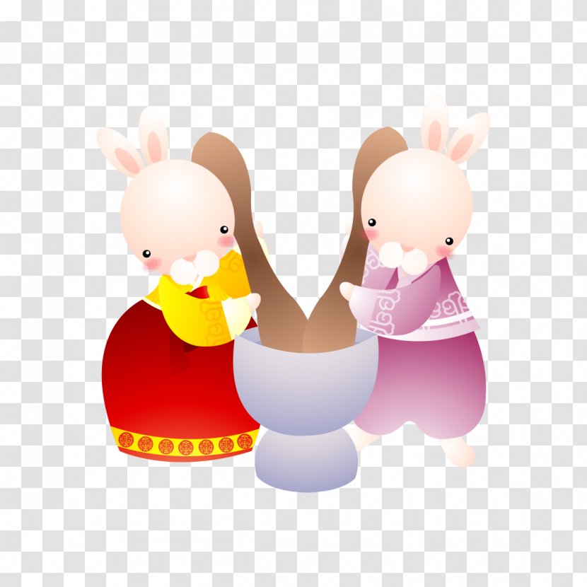 Cartoon Illustration - Easter - Couple Transparent PNG