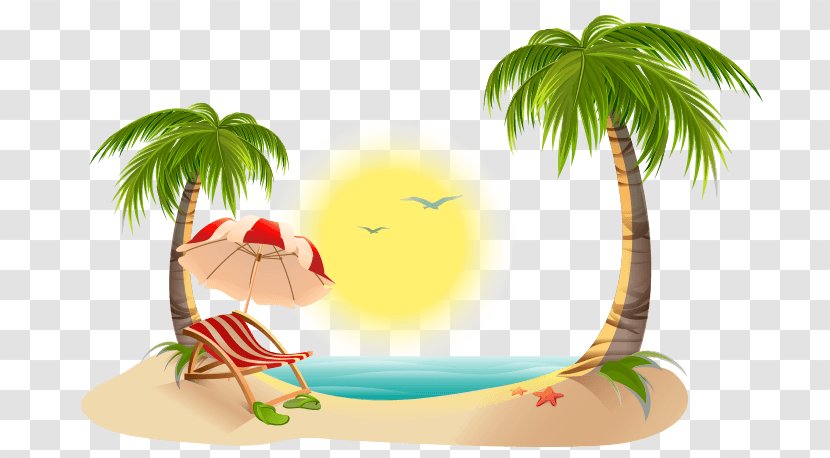 Palm Tree - Coconut - Vacation Transparent PNG