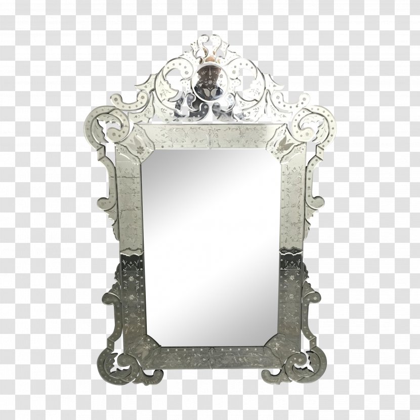 Silver Rectangle - Mirror Transparent PNG