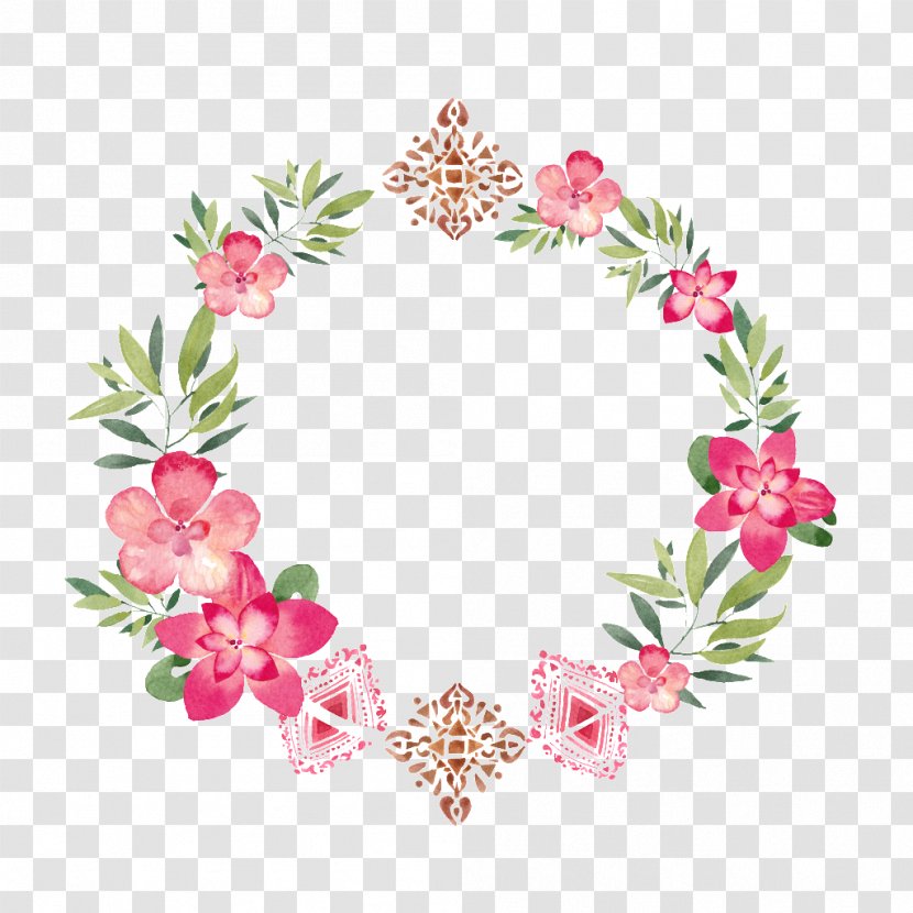 Design Sticker Wreath Image Flower - Poster - Floral Decoration Transparent PNG